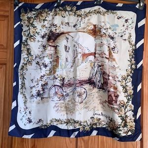 Laura Biagiotti Women’s Silk Scarf Bicycle